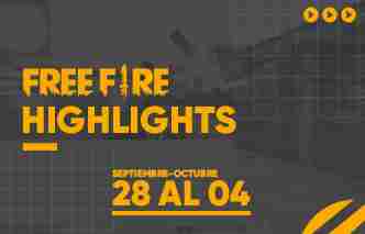 Free Fire - Highlights - 28 de Setiembre al 04 de Octubre.