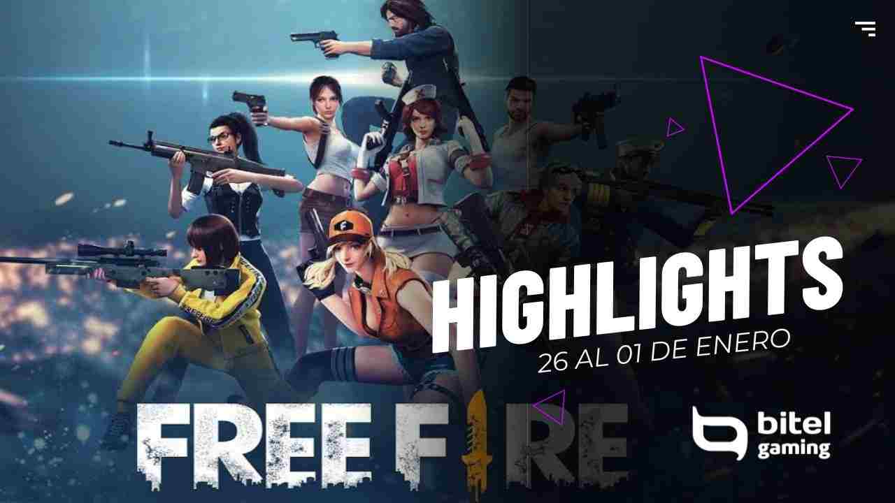 Free Fire Highlights - 26 diciembre al 01 enero